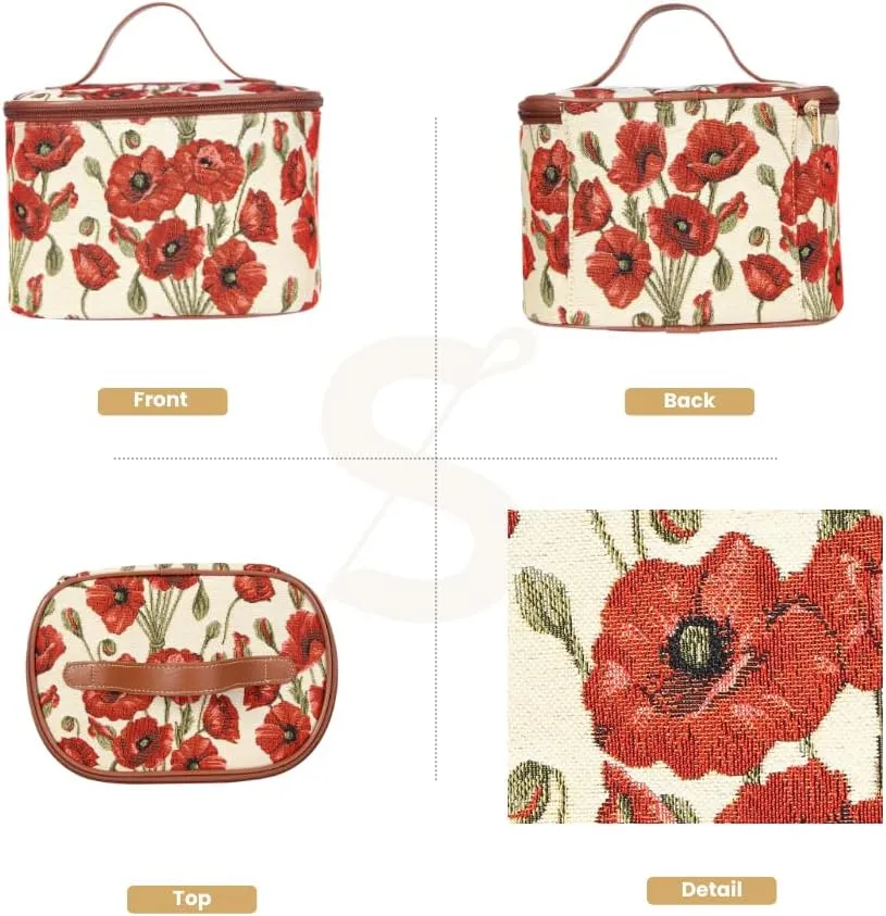 Signare Womens Vanity Bag/Toiletry Case/Make-Up Case, Available in 14 Designs