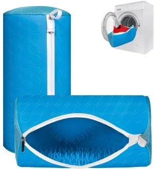 Silicone Shoe Washing Bag for Washing Machine, Laundry Shoe Bag For Washer And Dryer, Reusable Shoe Washing Machine Bag for All Shoe Types And Sizes, Blue 2pcs