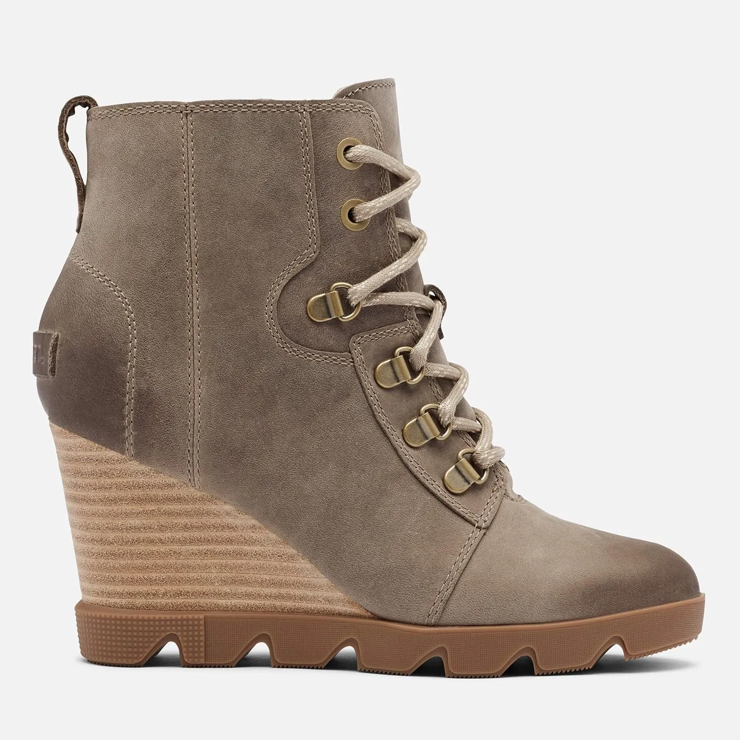 Sorel Women's Joan Uptown Lace Bootie — Waterproof Leather Wedge Boots