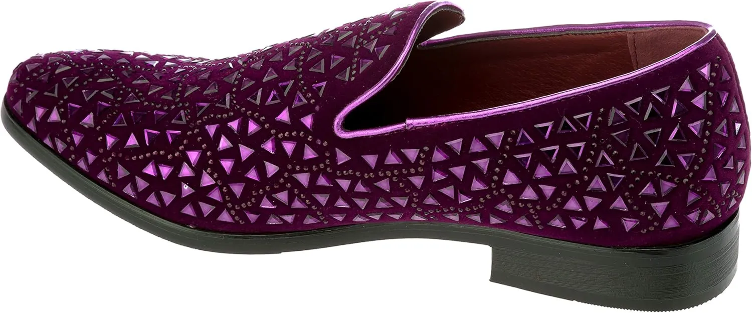 sparko27 Mens Glitter Dress-Shoes