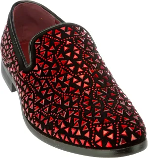 sparko27 Mens Glitter Dress-Shoes