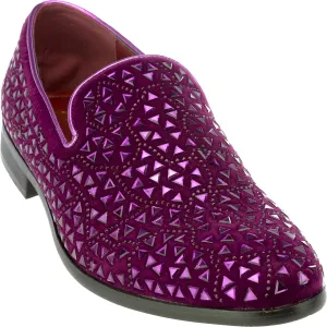 sparko27 Mens Glitter Dress-Shoes