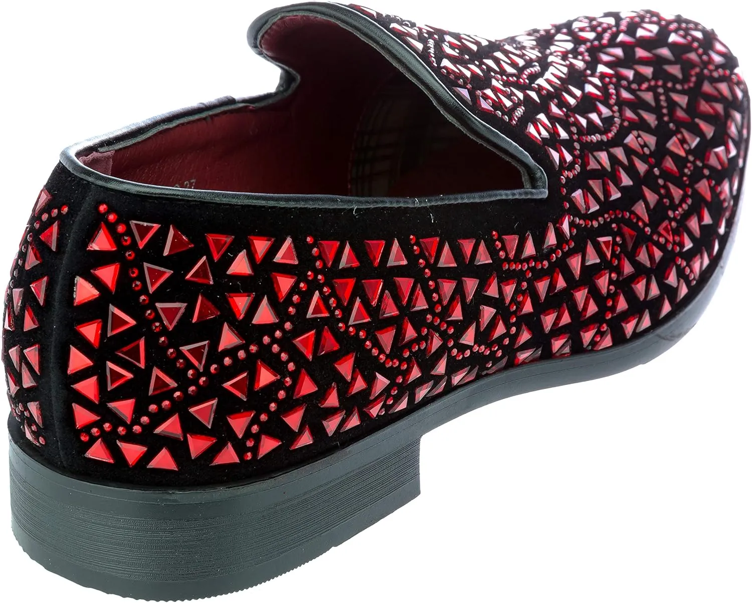sparko27 Mens Glitter Dress-Shoes