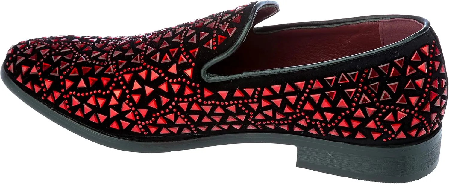 sparko27 Mens Glitter Dress-Shoes