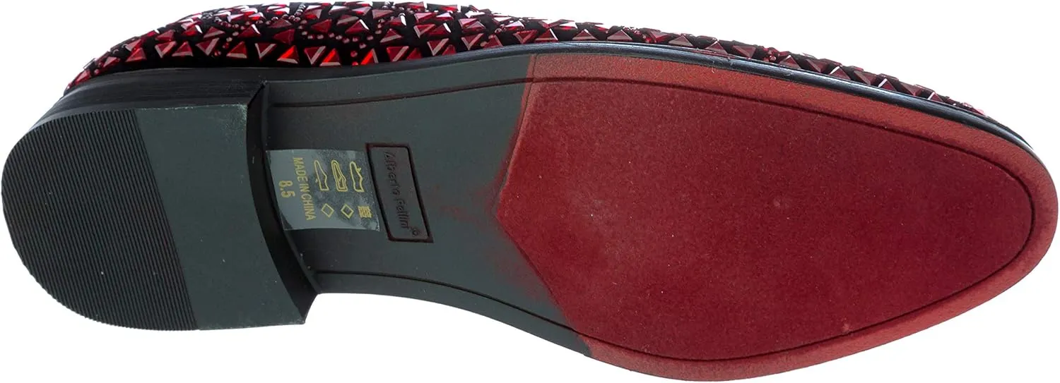 sparko27 Mens Glitter Dress-Shoes