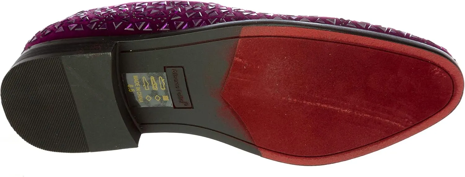 sparko27 Mens Glitter Dress-Shoes