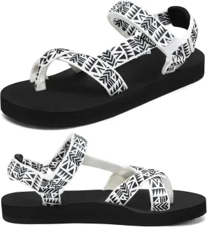 Sport Walking Water Sandals for Women with Arch Support & Adjustable Straps Platform Sandals Women Height Increase