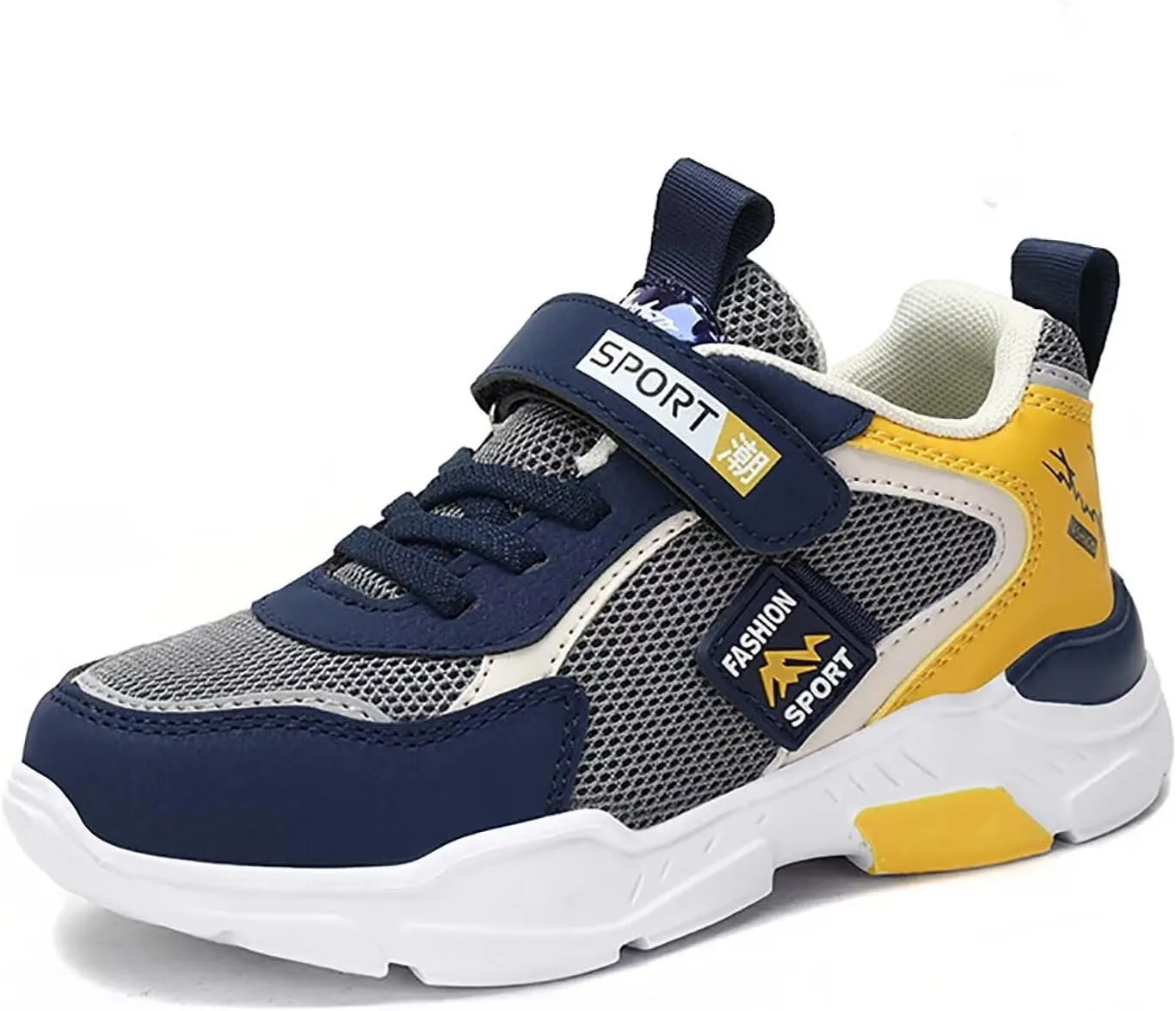 TERBOFIN Boys Tennis Shoes Running Sneakers Children's Sports Shoes Ultra Lightweight Breathable Soft Big Kids Fashion Casual Walking Shoes for Gym Workout School