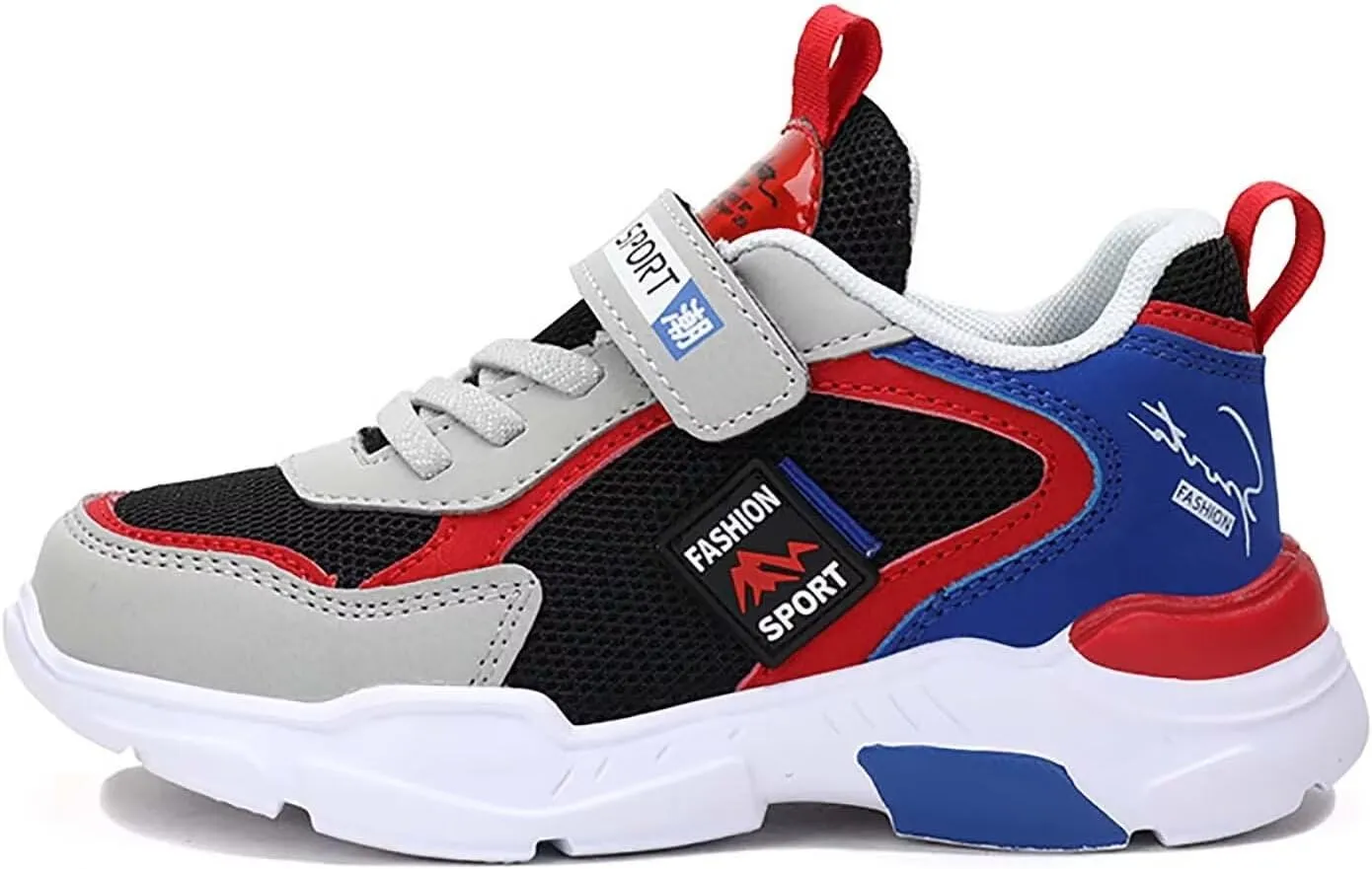TERBOFIN Boys Tennis Shoes Running Sneakers Children's Sports Shoes Ultra Lightweight Breathable Soft Big Kids Fashion Casual Walking Shoes for Gym Workout School