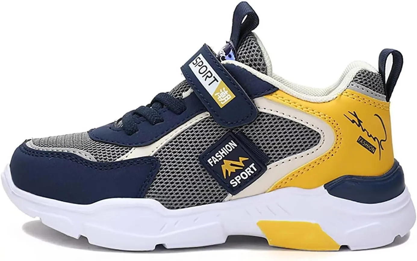 TERBOFIN Boys Tennis Shoes Running Sneakers Children's Sports Shoes Ultra Lightweight Breathable Soft Big Kids Fashion Casual Walking Shoes for Gym Workout School