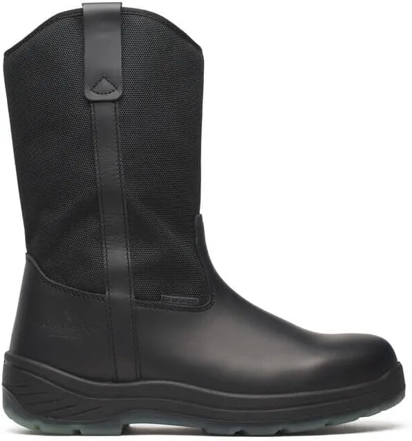 Thorogood Thoro-Flex Black Slip-On Waterproof Work Boots for Men and Women - Made from Full-Grain Leather with Composite Toe and Slip-, Oil-, and Puncture-Resistant Outsole
