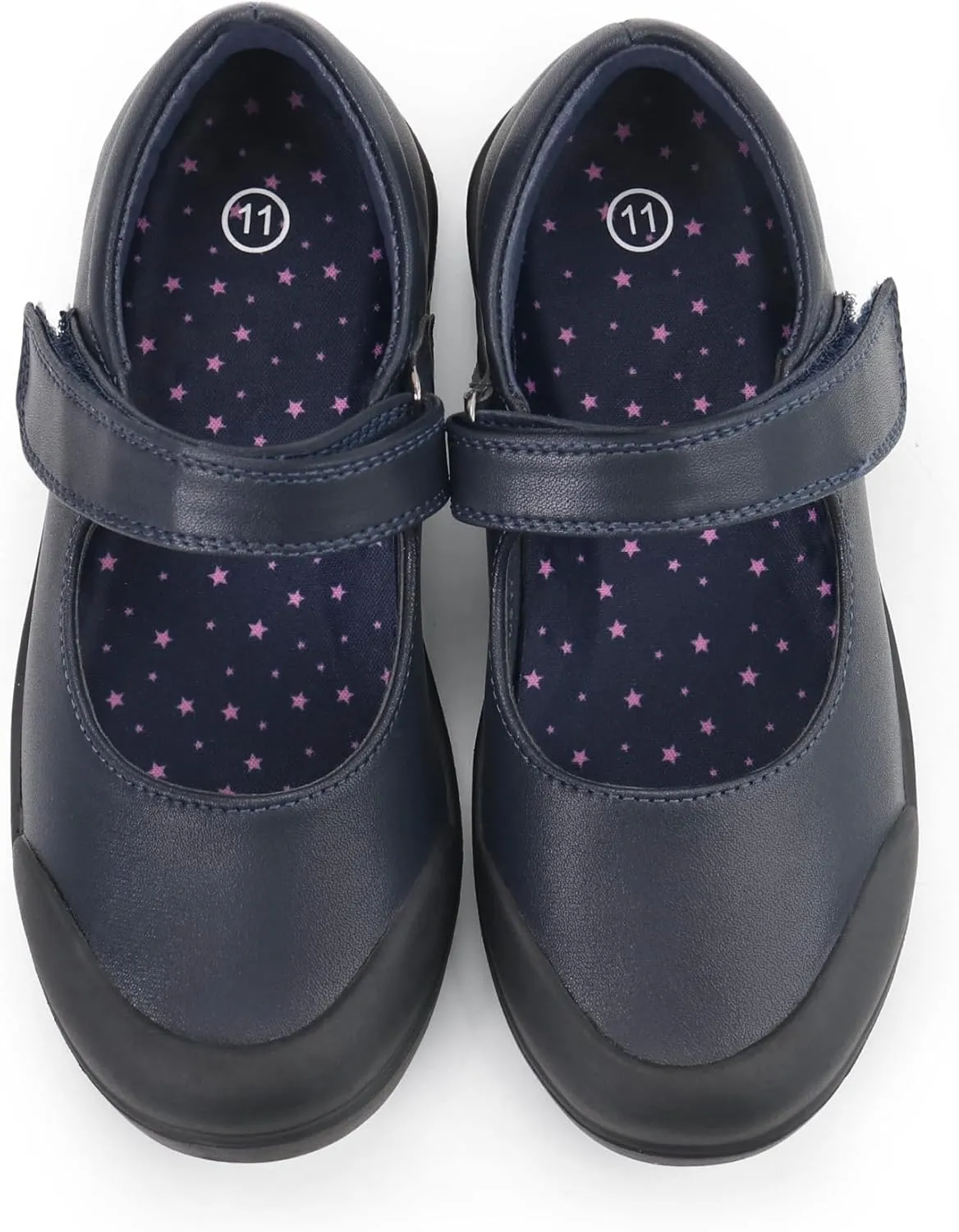 Tobfis Girl's Strap Mary Jane Flats Durable School Uniform Dress Shoes (Toddler/Little Kid/Big Kid/Youth)