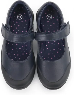 Tobfis Girl's Strap Mary Jane Flats Durable School Uniform Dress Shoes (Toddler/Little Kid/Big Kid/Youth)