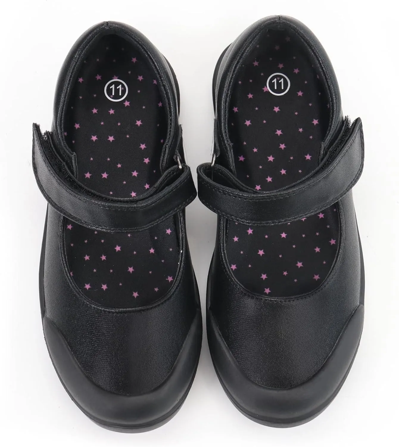 Tobfis Girl's Strap Mary Jane Flats Durable School Uniform Dress Shoes (Toddler/Little Kid/Big Kid/Youth)