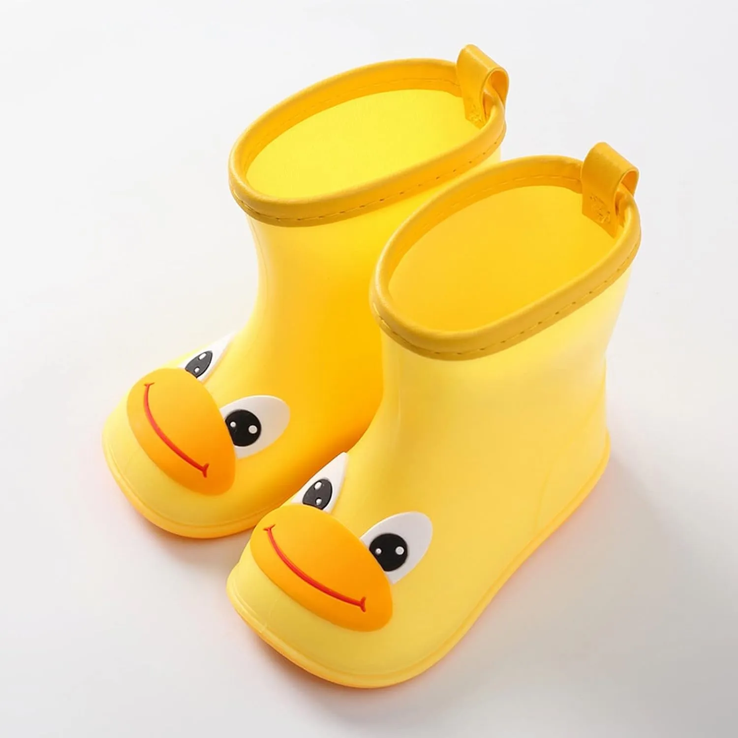 Toddler Kids Cartoon Duck Character Rain Shoes Rain Shoes Boys and Girls Water Shoes Baby Rain Boots Gender Neutral Baby Shoes