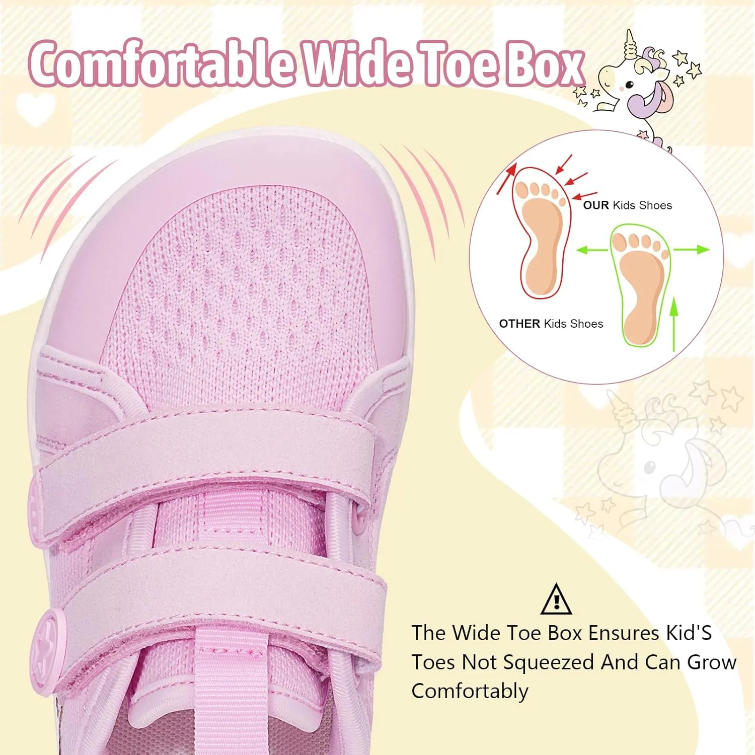 Toddler Little Kid Wide Barefoot Shoes Boys Girls Sneakers Kids Tennis Shoe Zero Drop Minimalist Non Slip Lightweight Comfortable Healthy Running Shoes