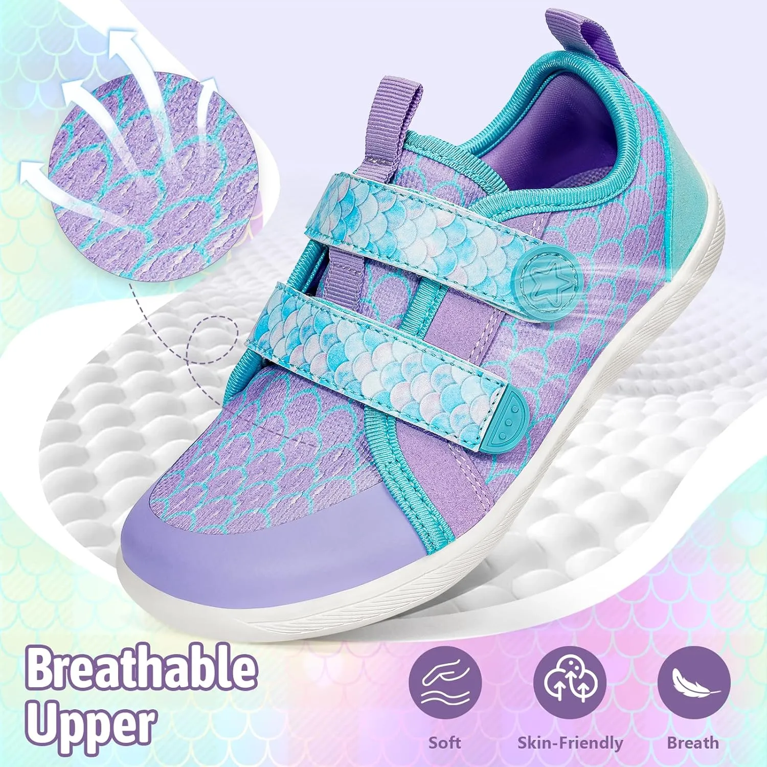 Toddler Little Kid Wide Barefoot Shoes Boys Girls Sneakers Kids Tennis Shoe Zero Drop Minimalist Non Slip Lightweight Comfortable Healthy Running Shoes