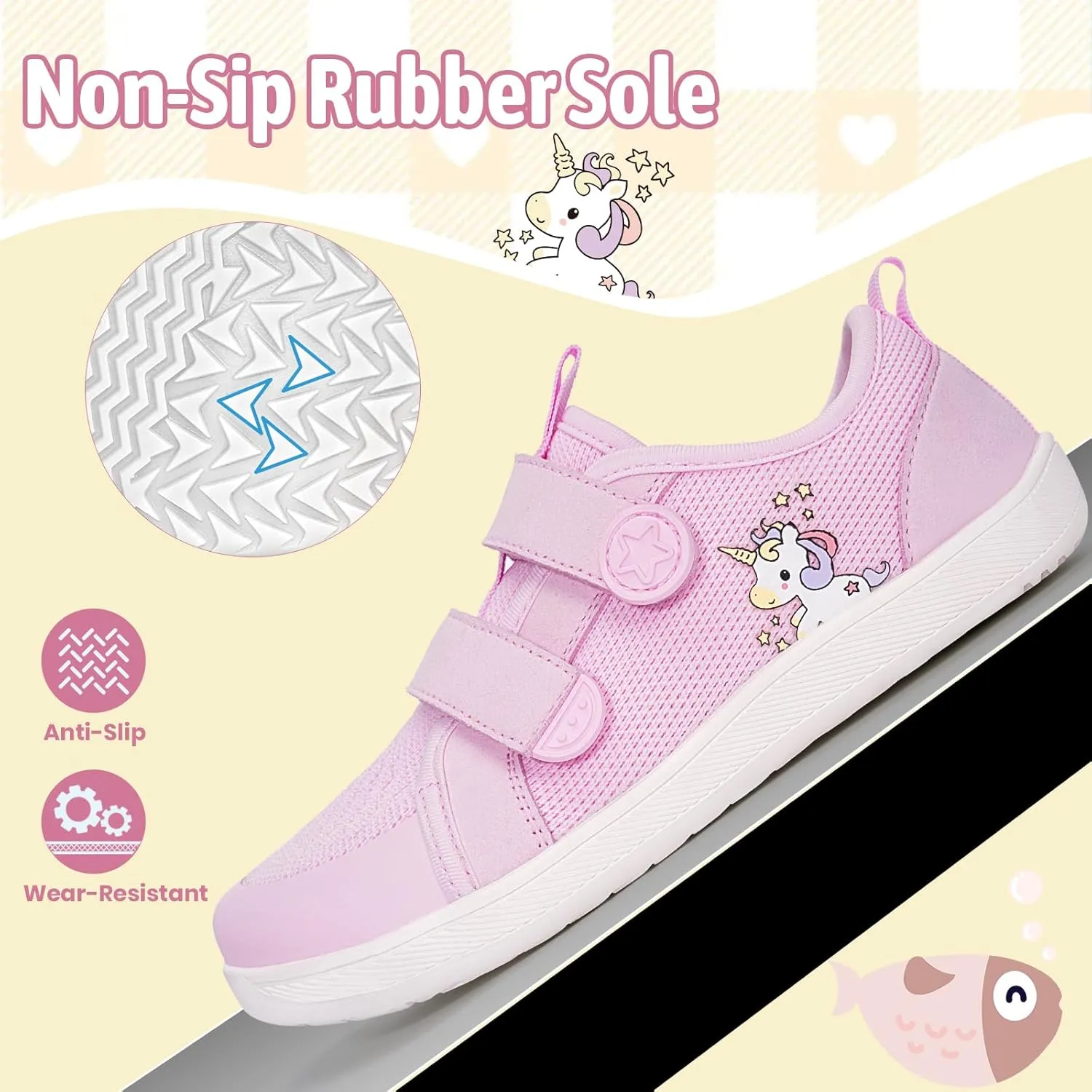 Toddler Little Kid Wide Barefoot Shoes Boys Girls Sneakers Kids Tennis Shoe Zero Drop Minimalist Non Slip Lightweight Comfortable Healthy Running Shoes