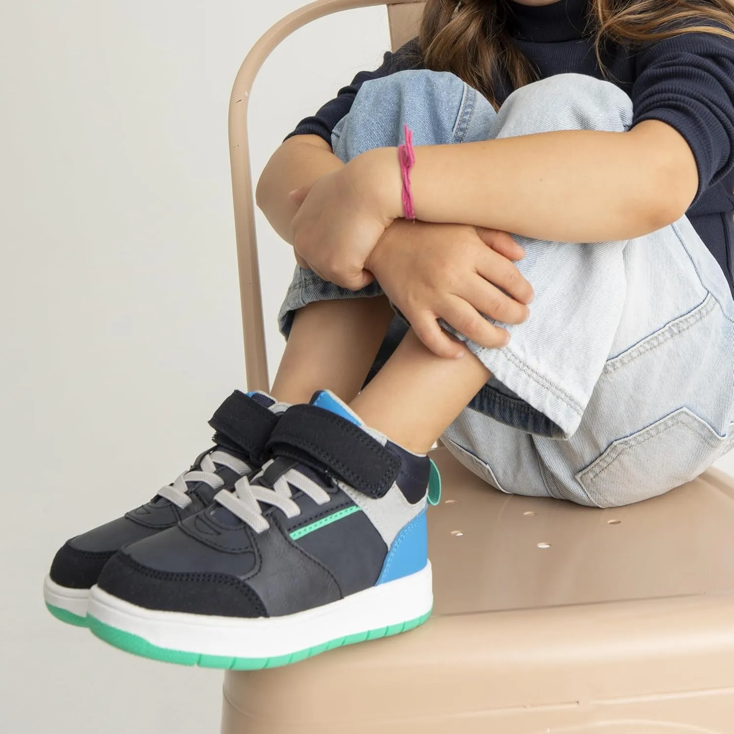 Toddler Sneakers for Boys - Lightweight Shoes with Soft Soles & Adjustable Strap, Arch Support & Breathable Design - Washable Shoes