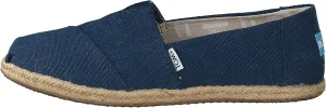 TOMS mens Seasonal Classics fashion sneakers, Navy Washed Canvas Rope Sole, 6.5 US