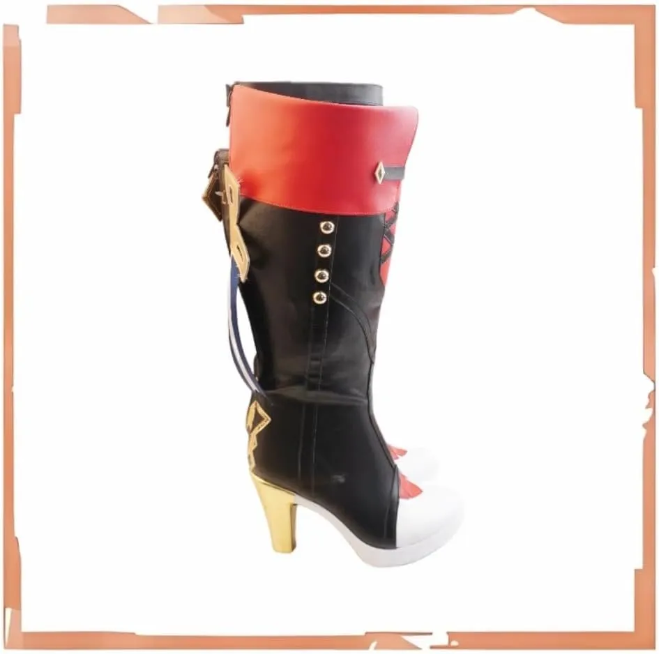 Topaz Cosplay Shoes for Game Honkai: Star Rail Cos High Heel Long Boots Halloween Women Custom Made Anime