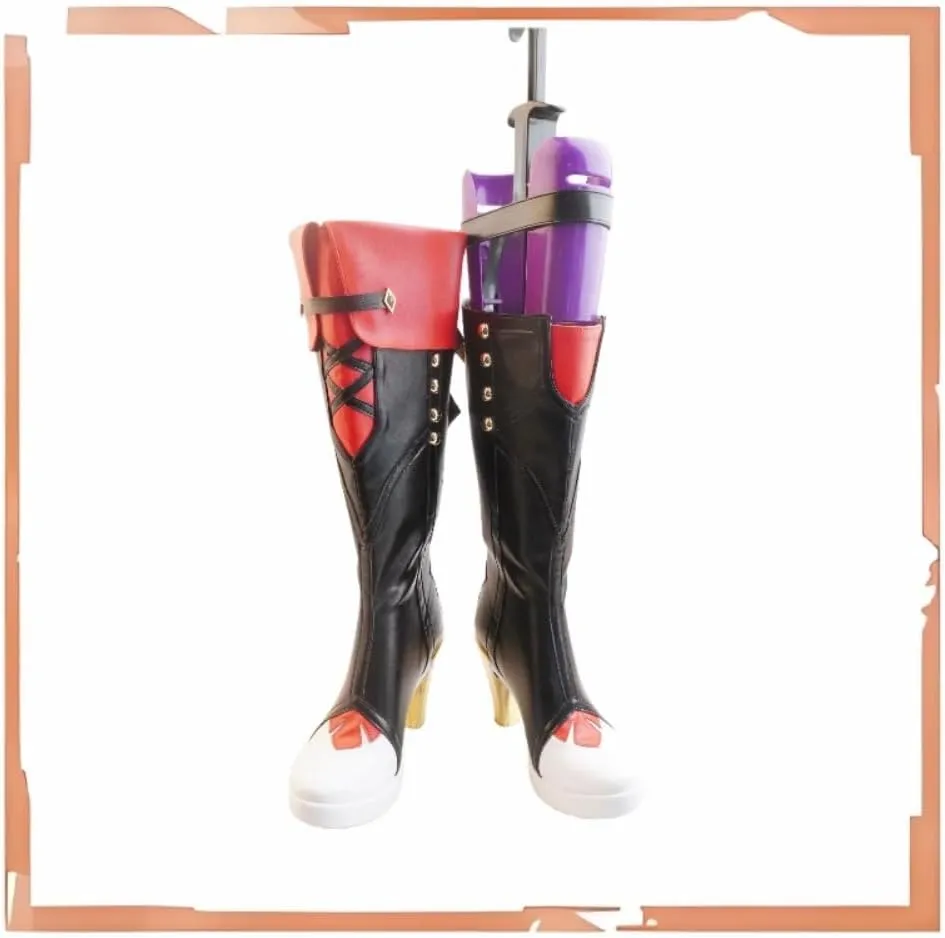 Topaz Cosplay Shoes for Game Honkai: Star Rail Cos High Heel Long Boots Halloween Women Custom Made Anime