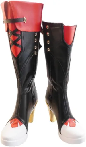 Topaz Cosplay Shoes for Game Honkai: Star Rail Cos High Heel Long Boots Halloween Women Custom Made Anime