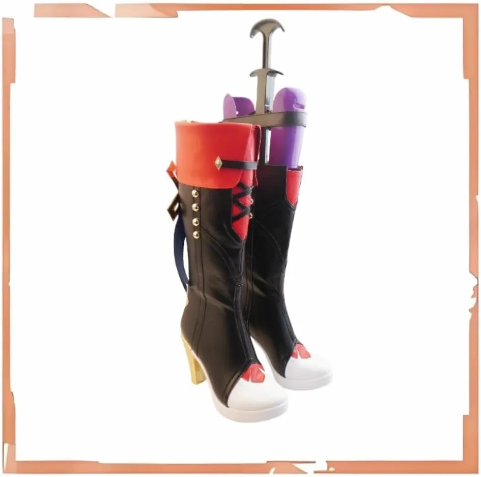 Topaz Cosplay Shoes for Game Honkai: Star Rail Cos High Heel Long Boots Halloween Women Custom Made Anime