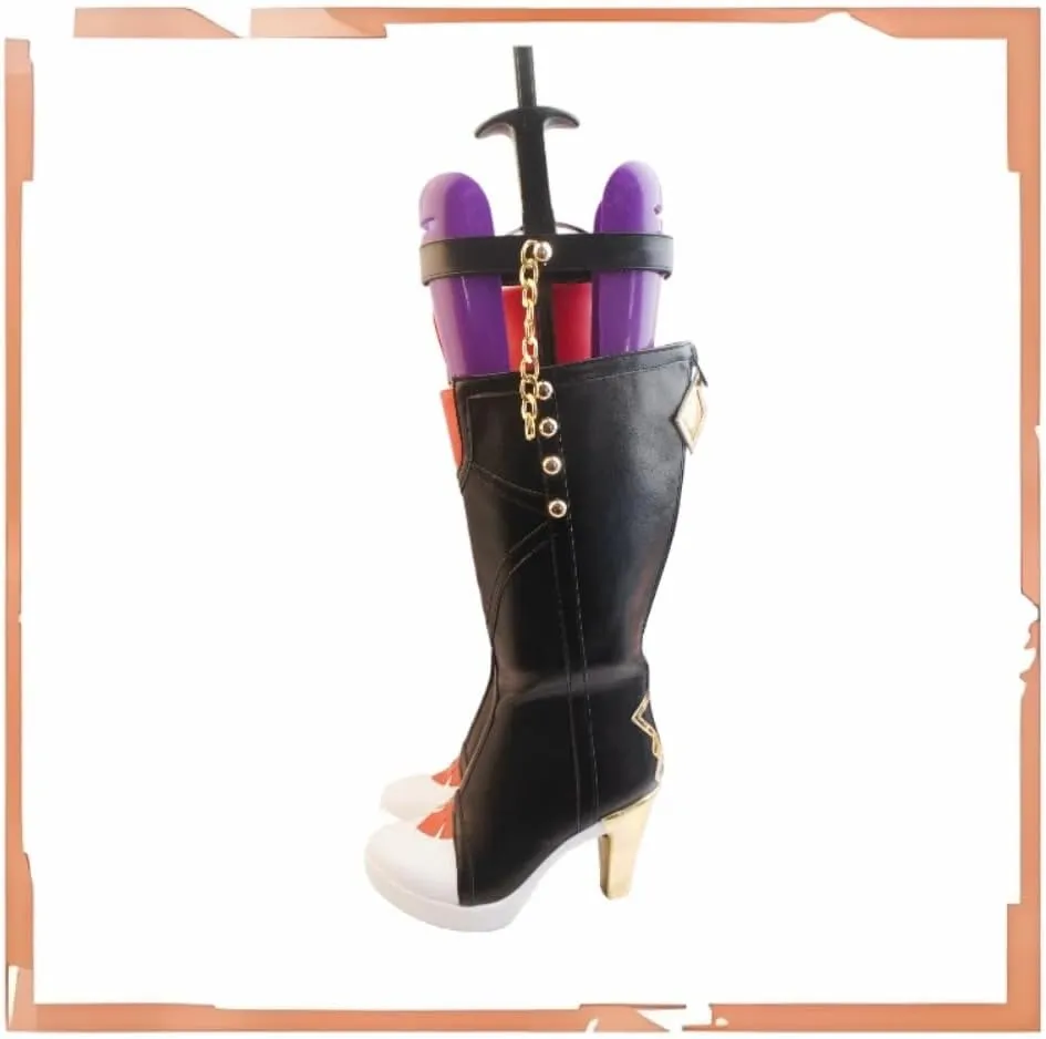Topaz Cosplay Shoes for Game Honkai: Star Rail Cos High Heel Long Boots Halloween Women Custom Made Anime