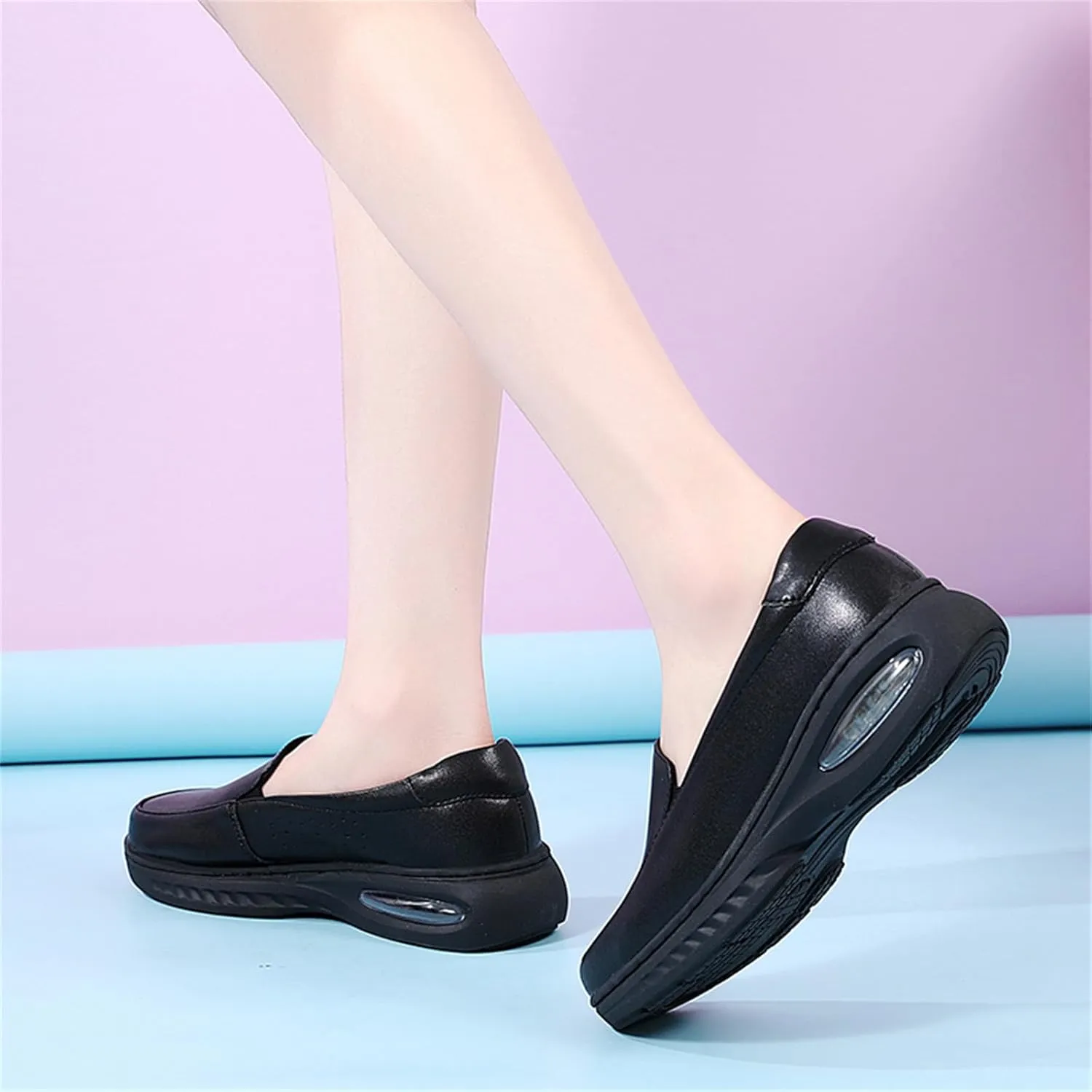 Touchmosees Air Cushion Nurse Sneakers Orthopedic Diabetic Walking Wedge Sneaker Platform Breathable Sneakers