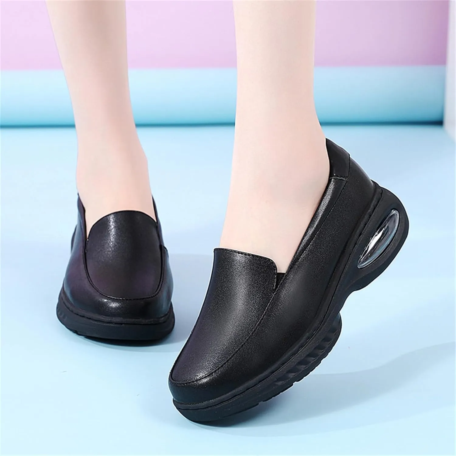 Touchmosees Air Cushion Nurse Sneakers Orthopedic Diabetic Walking Wedge Sneaker Platform Breathable Sneakers