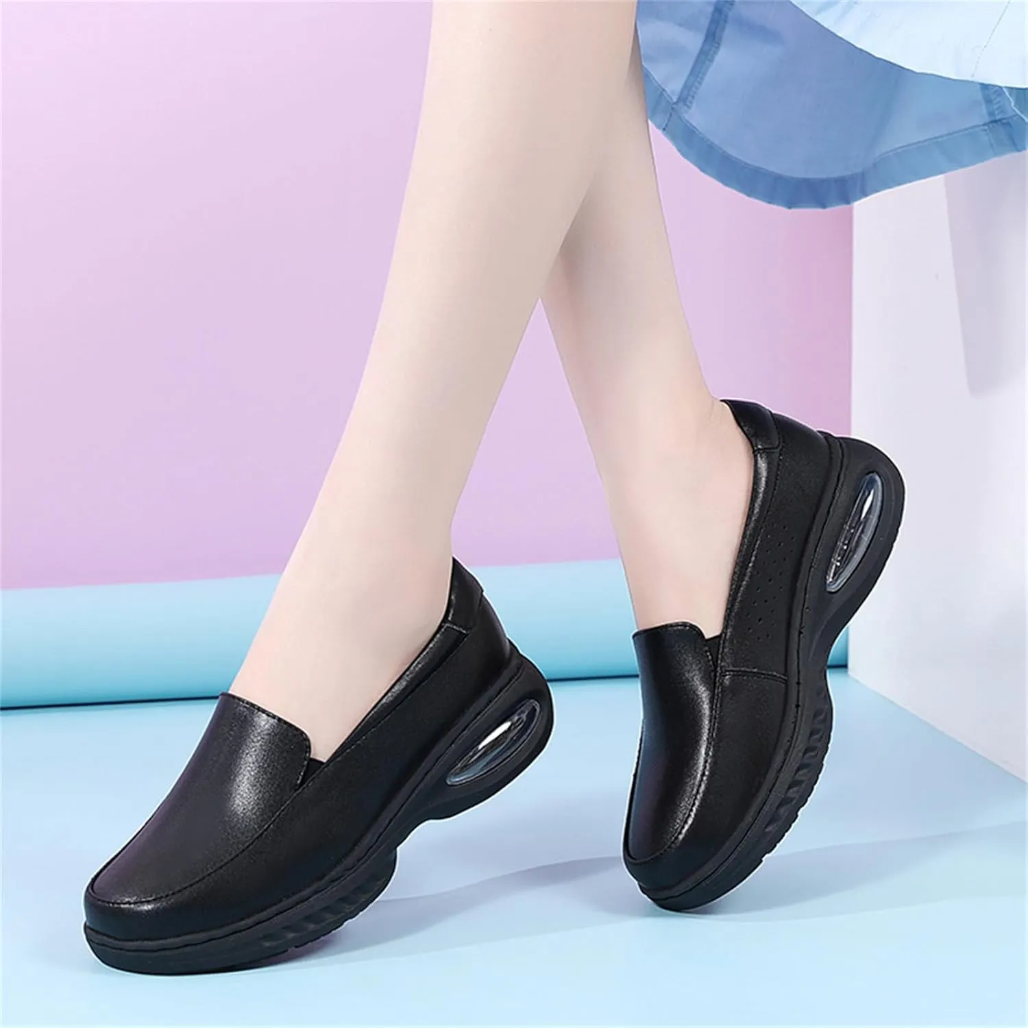Touchmosees Air Cushion Nurse Sneakers Orthopedic Diabetic Walking Wedge Sneaker Platform Breathable Sneakers