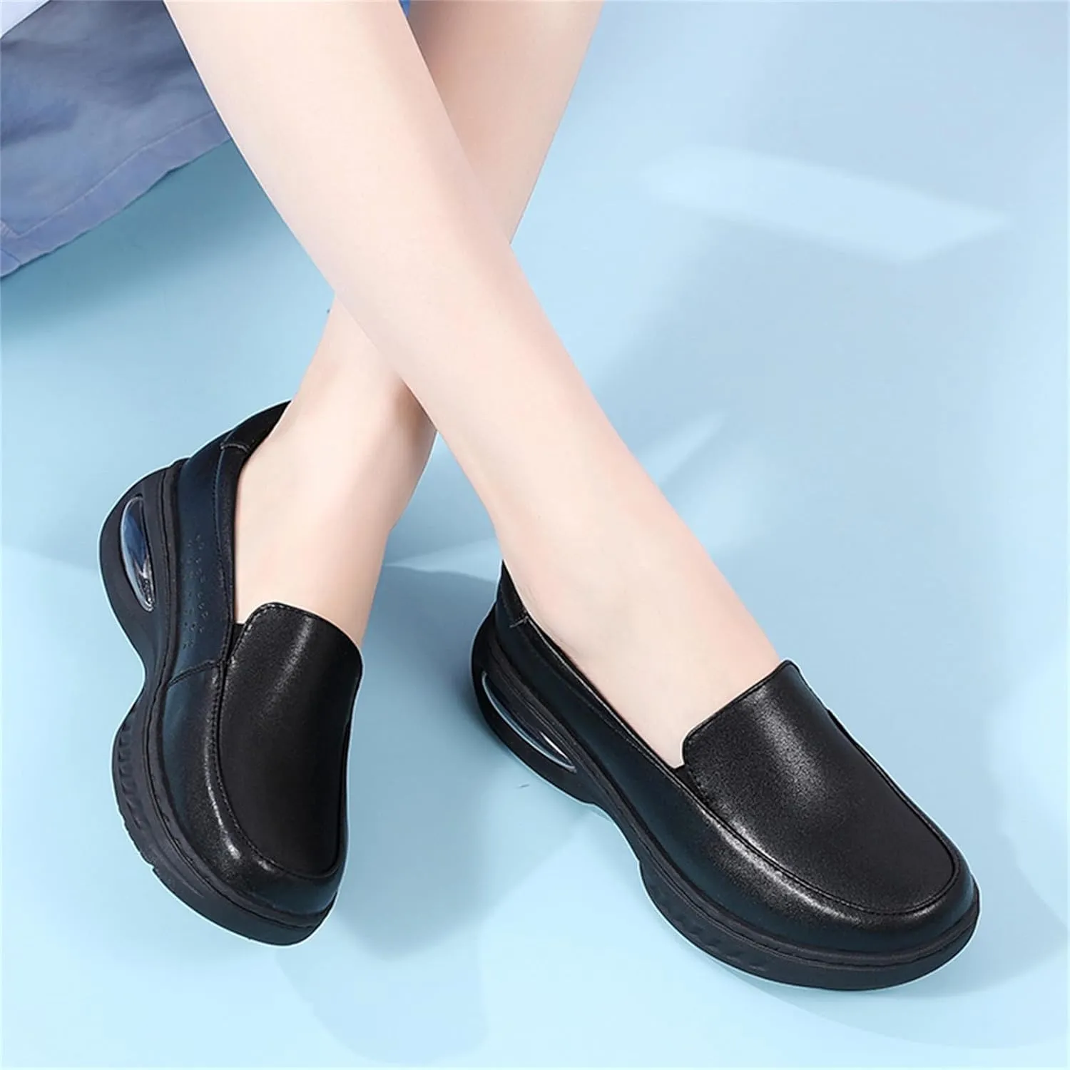 Touchmosees Air Cushion Nurse Sneakers Orthopedic Diabetic Walking Wedge Sneaker Platform Breathable Sneakers
