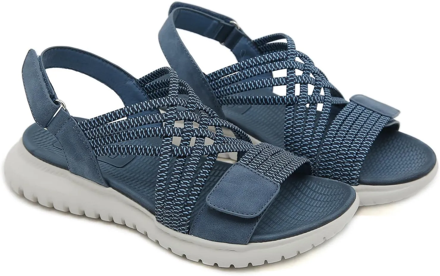 Touchmosees Ankle Strap Sports Sandals - Women's Hiking Sandals Comfortable Walking Sandals for Women Summer Beach Athletic Sandals