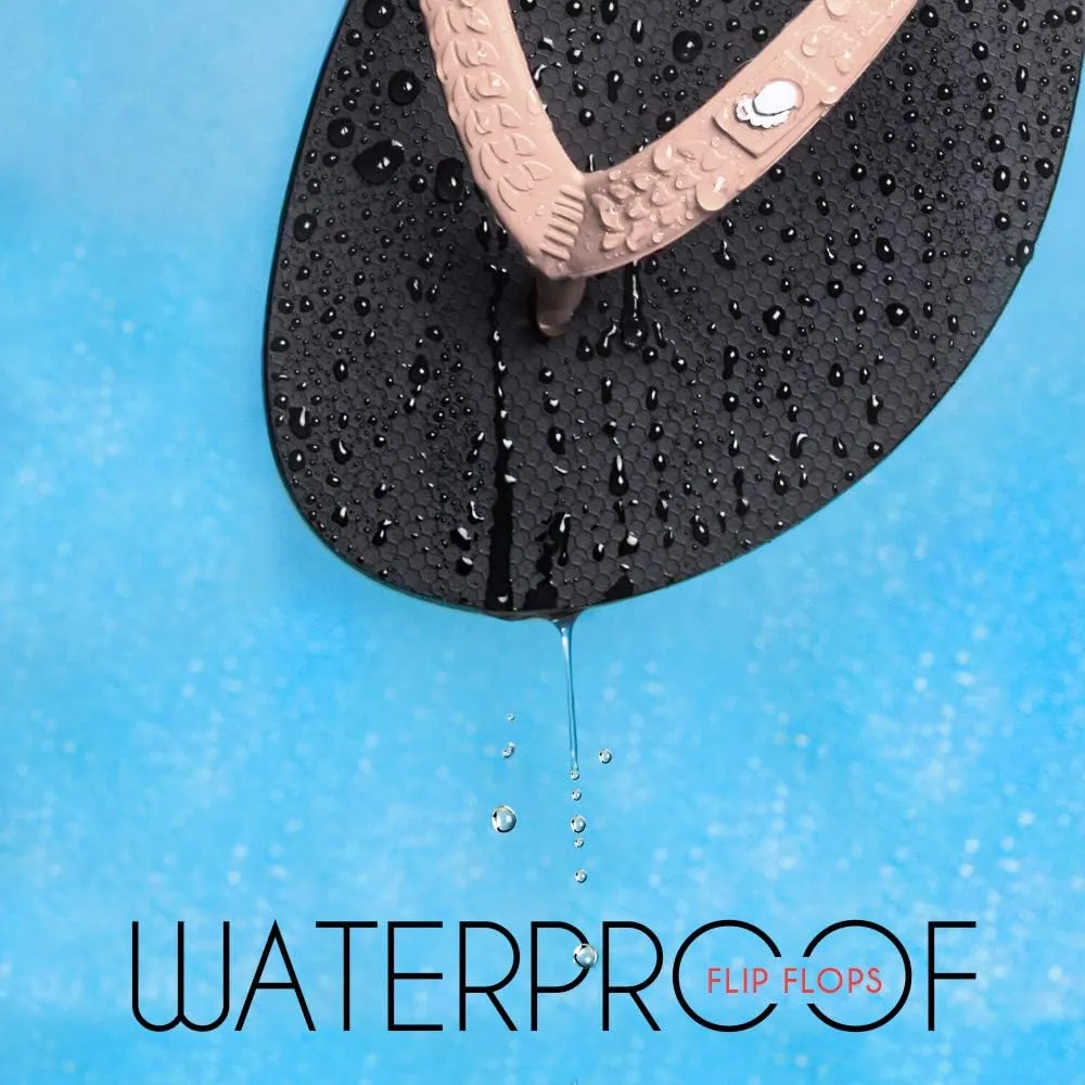 Ultra Soft Comfortable Natural Rubber Summer Beach Flip Flops For Women