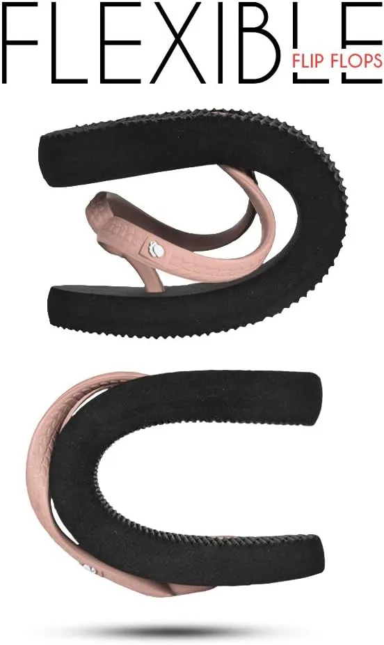 Ultra Soft Comfortable Natural Rubber Summer Beach Flip Flops For Women