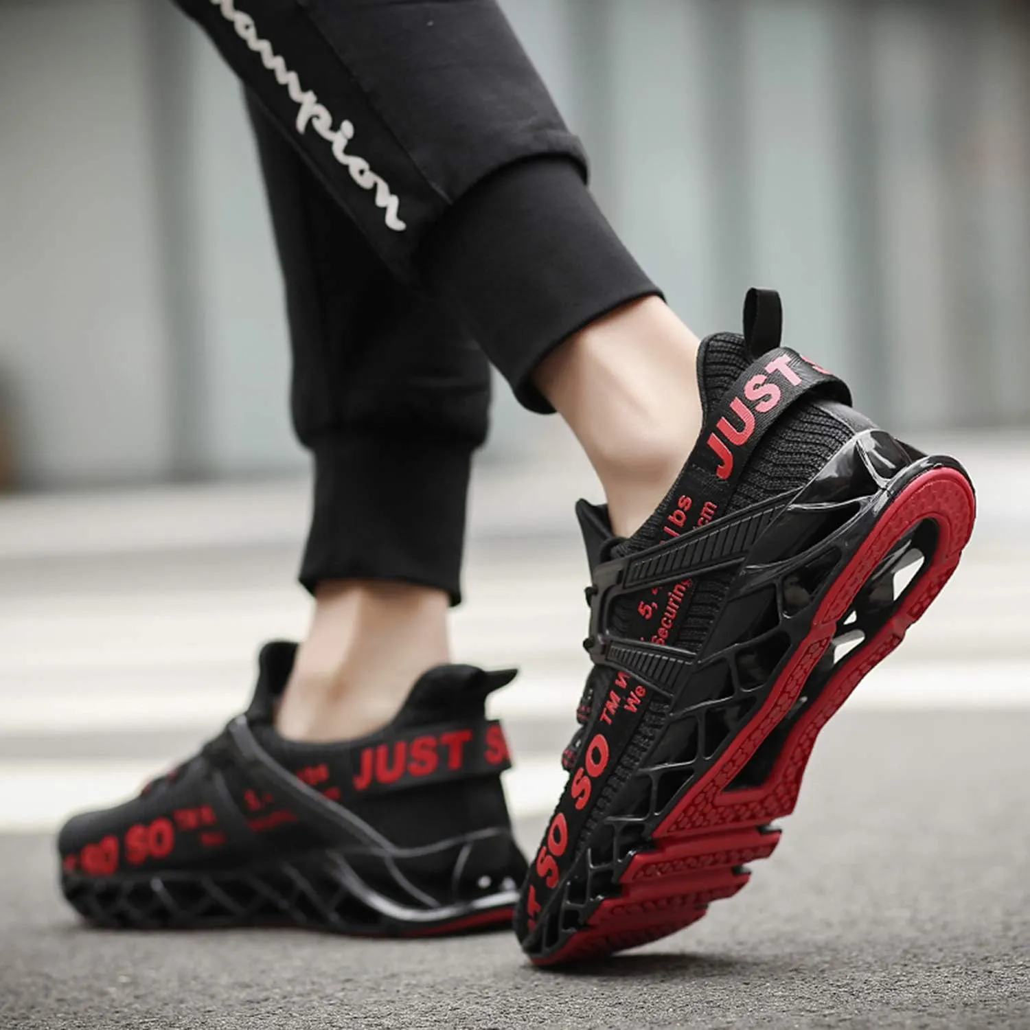UMYOGO Mens Athletic Walking Blade Running Tennis Shoes Fashion Sneakers