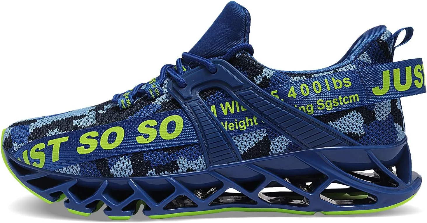 UMYOGO Mens Athletic Walking Blade Running Tennis Shoes Fashion Sneakers