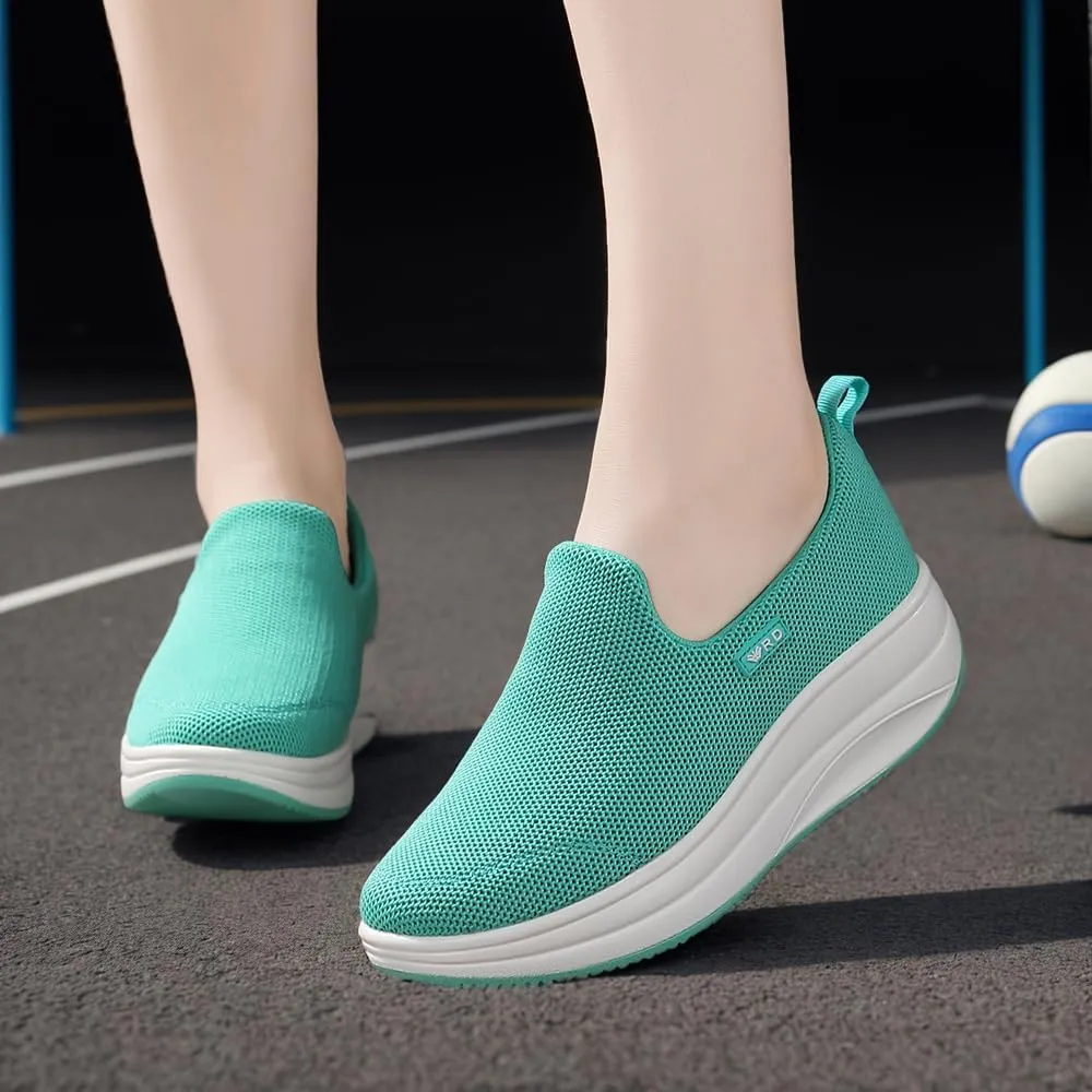 Walking Shoes for Women Slip On Nurse Slip Resistant Work Sock Sneakers Food Service Platform Comfortable Weight Light