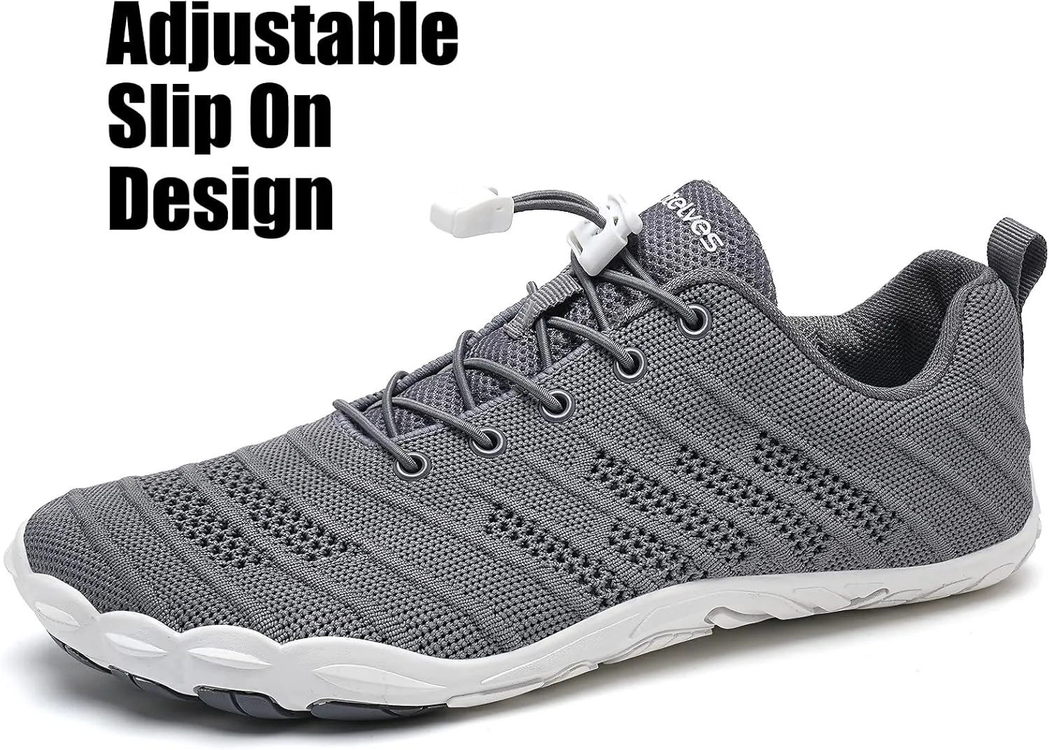 WateLves Barefoot Shoes Women Men Anti Slip Water Shoes Wide Toe Breathable Walking Shoes Minimalist Zero Drop Sneakers for Beach Travel Hiking