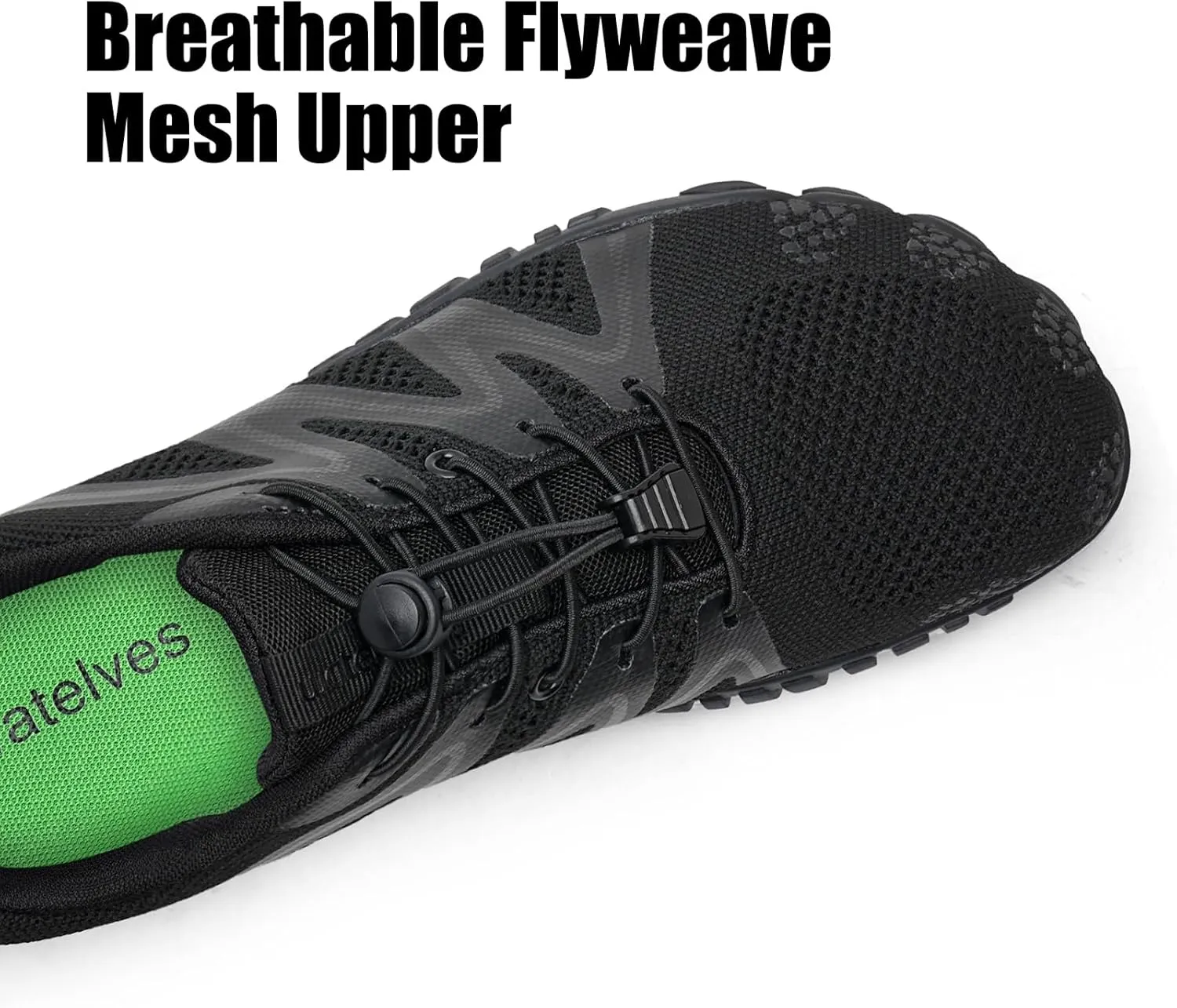 WateLves Barefoot Shoes Women Men Breathable Water Wide Toe Beach Walking Shoes Slip On Minimalist Travel Hiking Sneakers