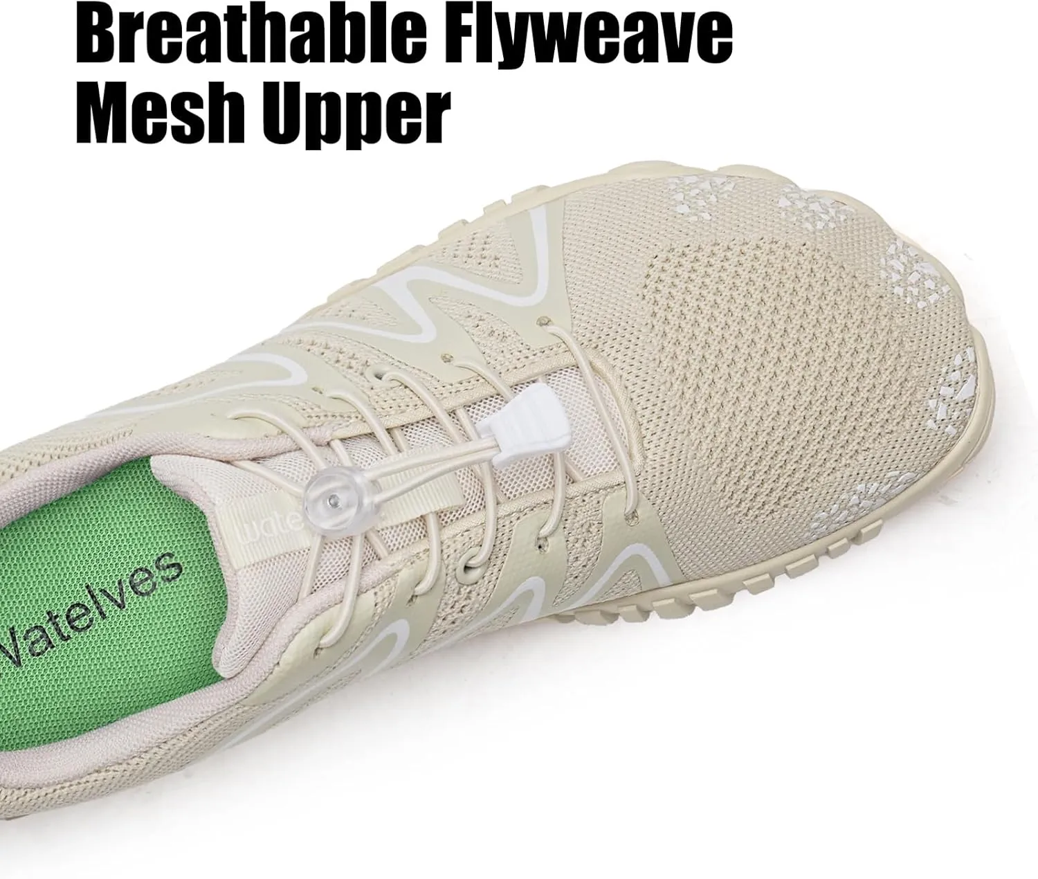 WateLves Barefoot Shoes Women Men Breathable Water Wide Toe Beach Walking Shoes Slip On Minimalist Travel Hiking Sneakers