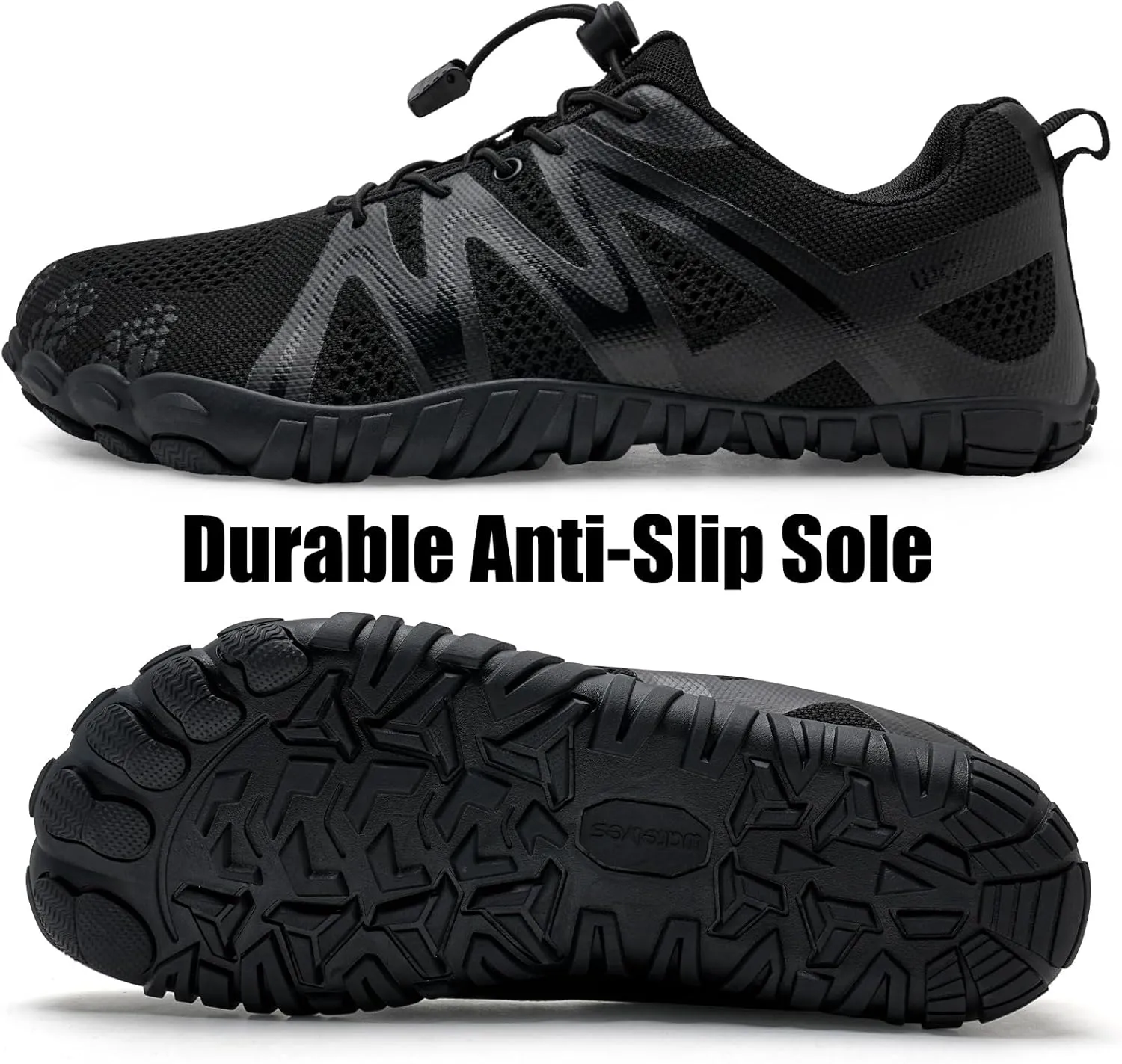 WateLves Barefoot Shoes Women Men Breathable Water Wide Toe Beach Walking Shoes Slip On Minimalist Travel Hiking Sneakers