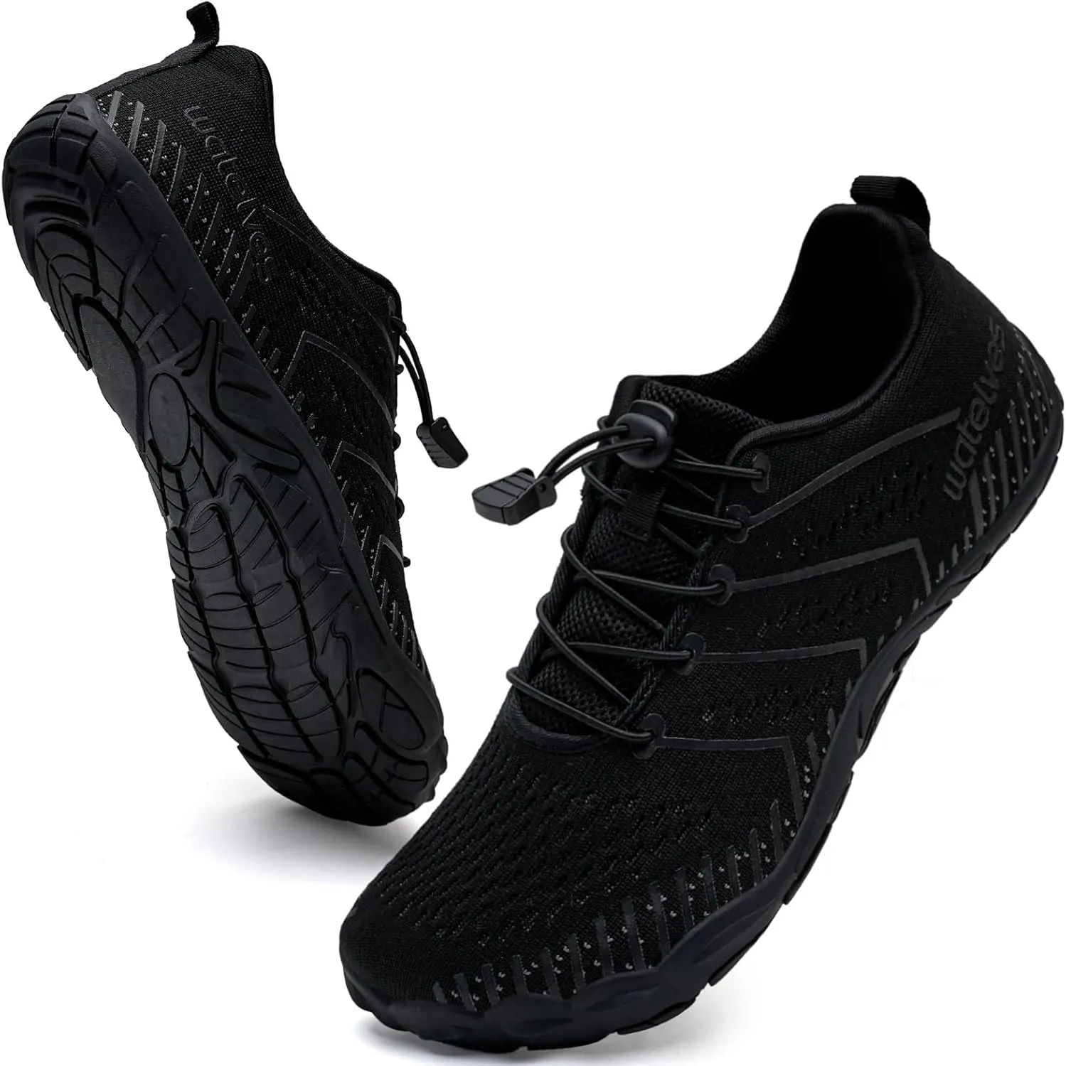 WateLves Barefoot Water Shoes Women Men Anti Slip Wide Toe Breathable Walking Shoes Minimalist Zero Drop Sneakers for Beach Travel Hiking