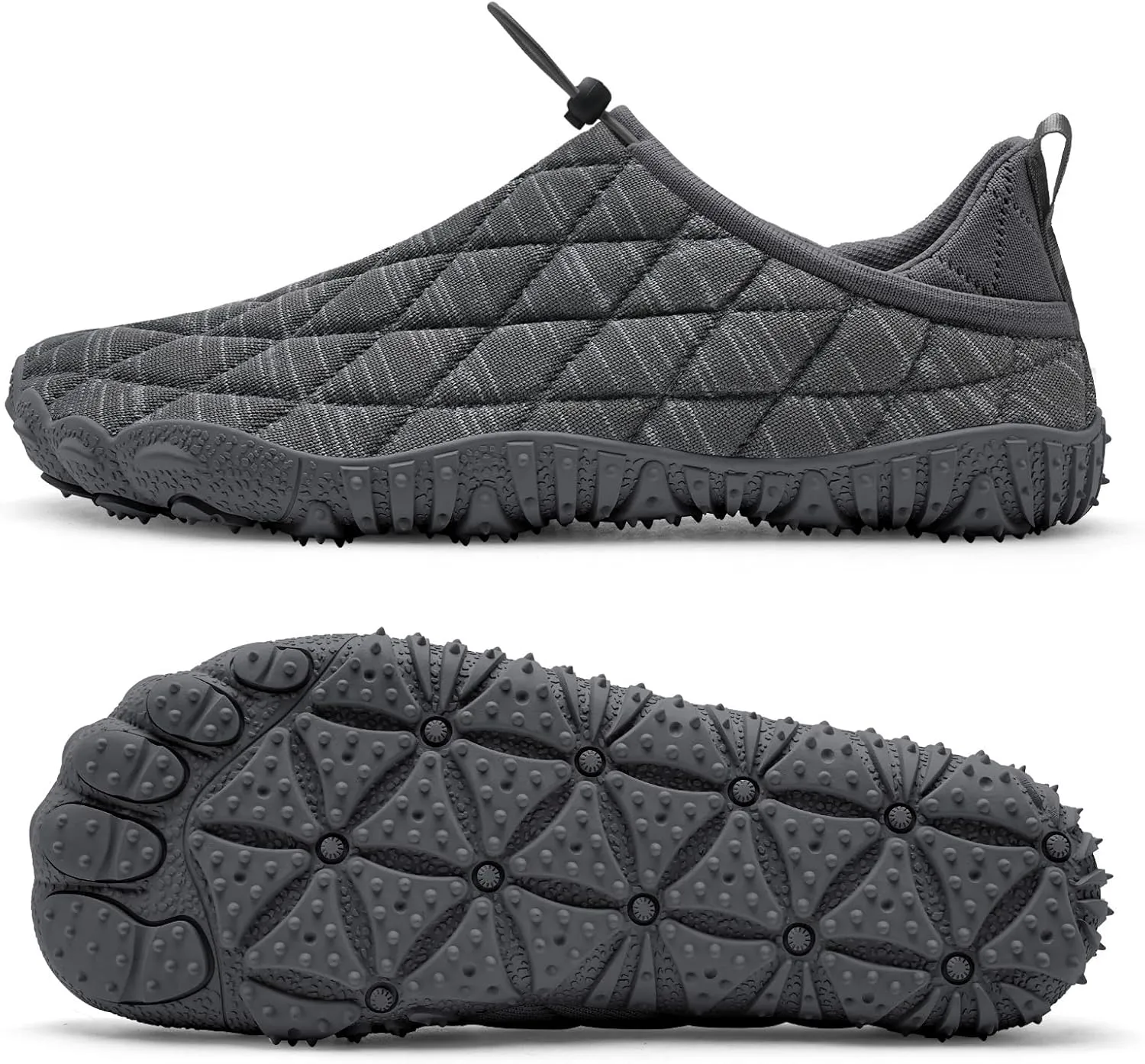 WateLves Barefoot Water Shoes Women Men Breathable Wide Toe Slip On Beach Walking Shoes Comfortable Travel Minimalist Zero Drop Sneakers
