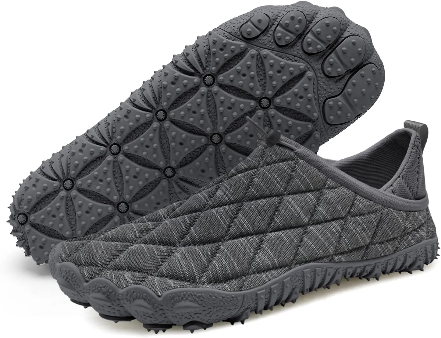 WateLves Barefoot Water Shoes Women Men Breathable Wide Toe Slip On Beach Walking Shoes Comfortable Travel Minimalist Zero Drop Sneakers