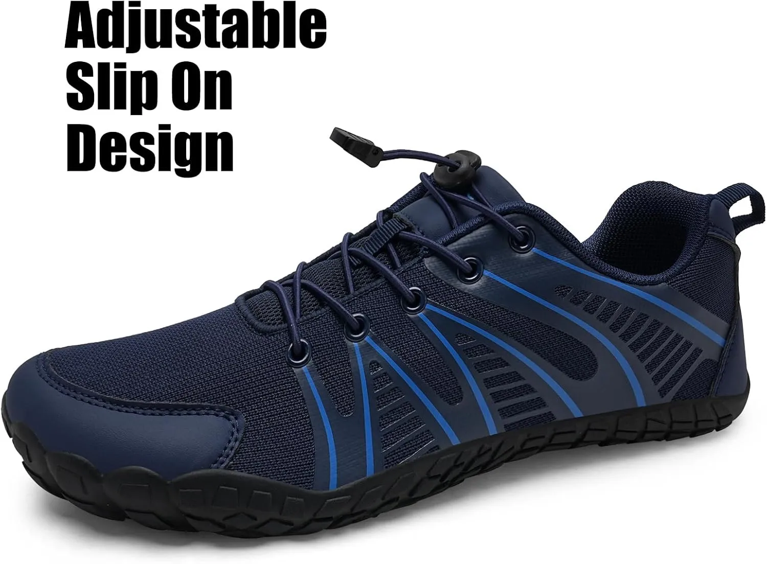 WateLves Barefoot Water Shoes Women Men Breathable Wide Width Toe Box Beach Walking Shoes Comfortable Slip On Minimalist Sneakers for Travel Hiking