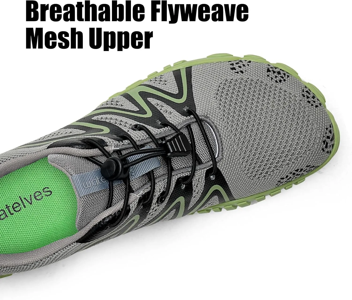 WateLves Barefoot Water Shoes Women Men Breathable Wide Width Toe Box Beach Walking Shoes Comfortable Slip On Minimalist Sneakers for Travel Hiking