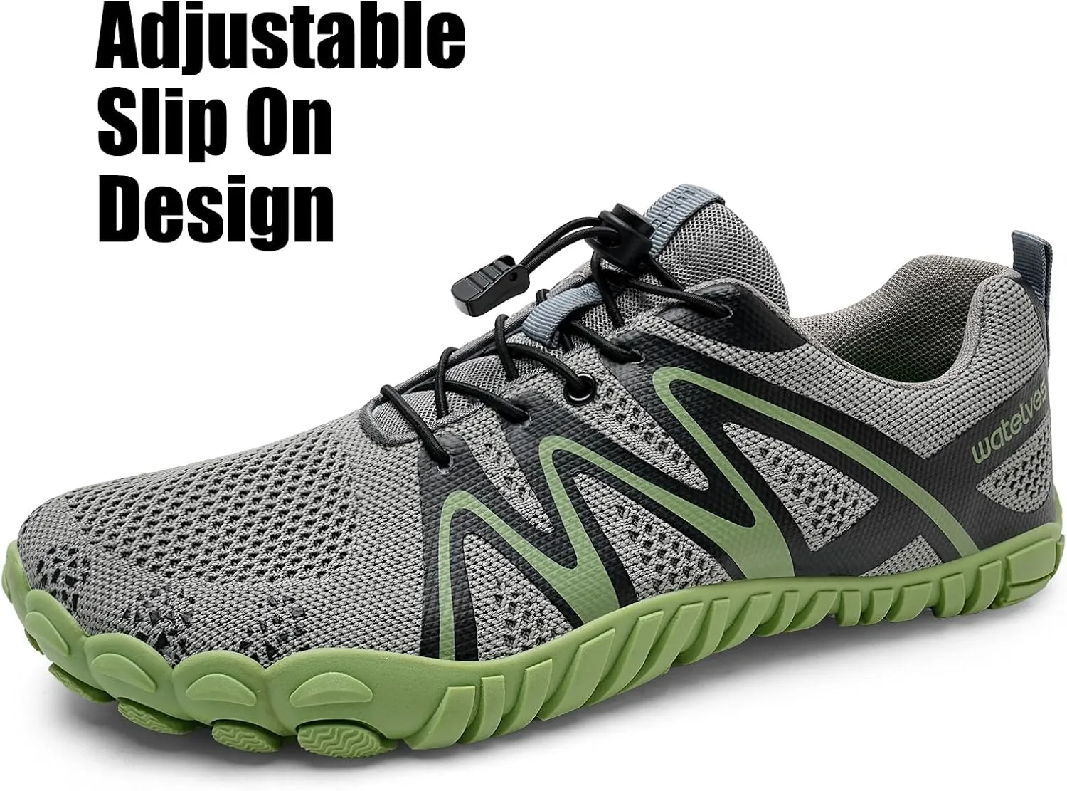 WateLves Barefoot Water Shoes Women Men Breathable Wide Width Toe Box Beach Walking Shoes Comfortable Slip On Minimalist Sneakers for Travel Hiking