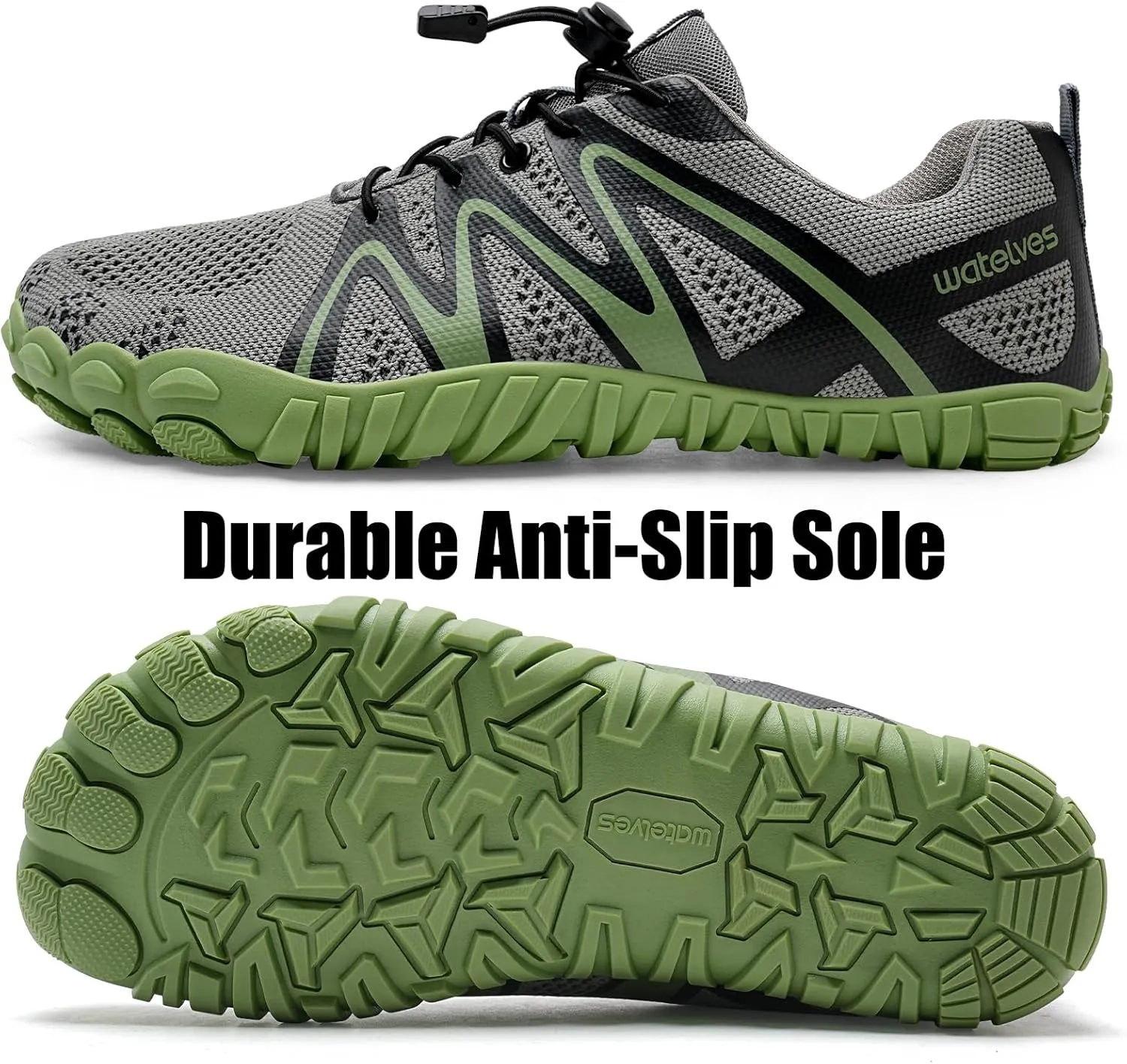 WateLves Barefoot Water Shoes Women Men Breathable Wide Width Toe Box Beach Walking Shoes Comfortable Slip On Minimalist Sneakers for Travel Hiking